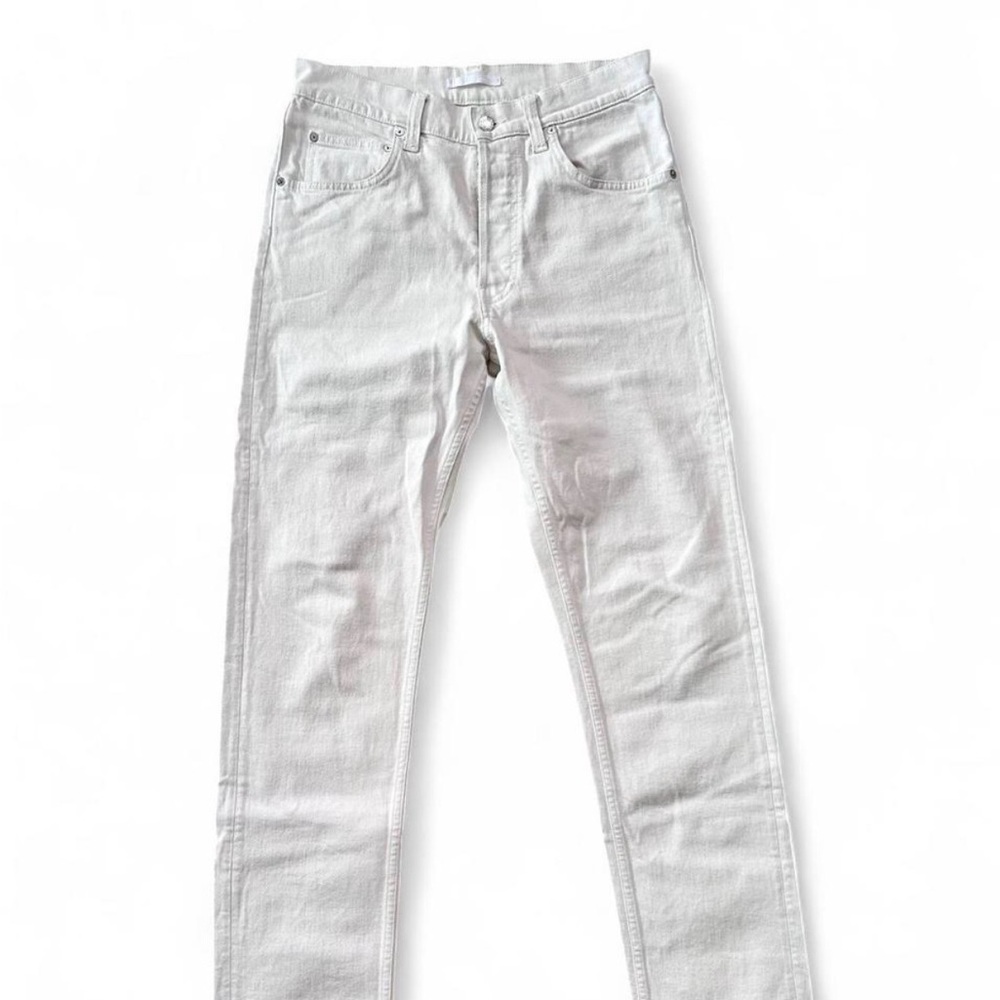 Helmut Lang High-Waisted Unisex Coated Slim-Straight Jeans